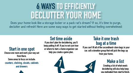 6 Ways to Efficiently Declutter Your Home