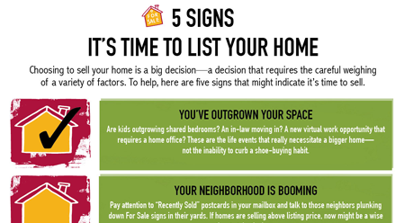 5 Signs It's Time to List Your Home