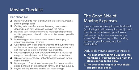 Moving Checklist