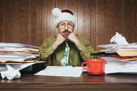 At Work on Christmas? It’s Not Just You