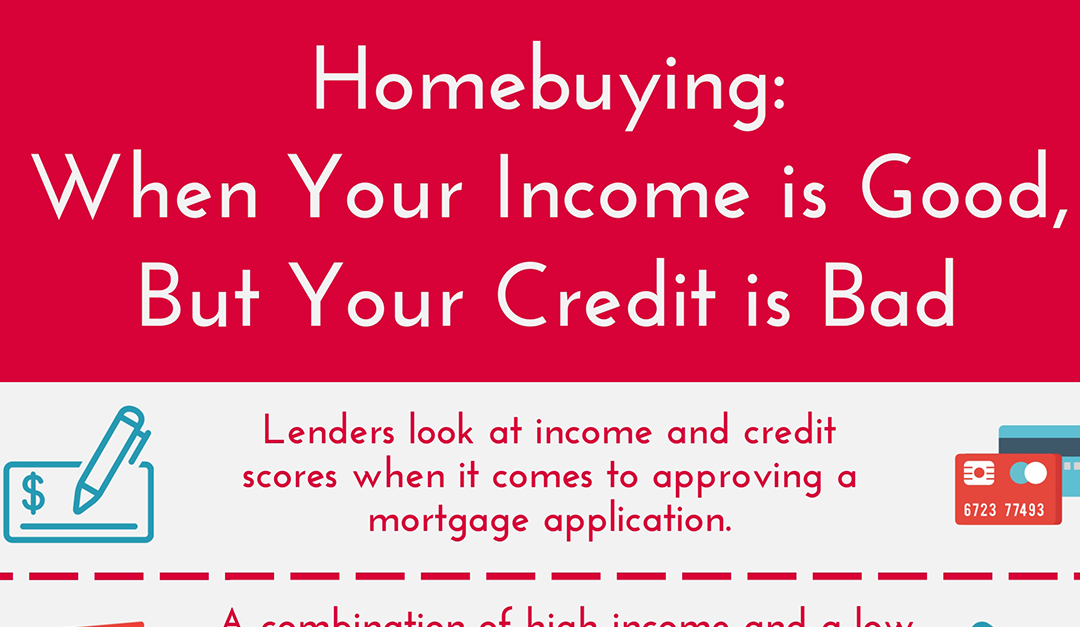 Home-Buying: When Your Income Is Good, but Your Credit Is Bad