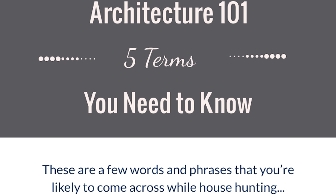 5 Important Architectural Terms You Should Know