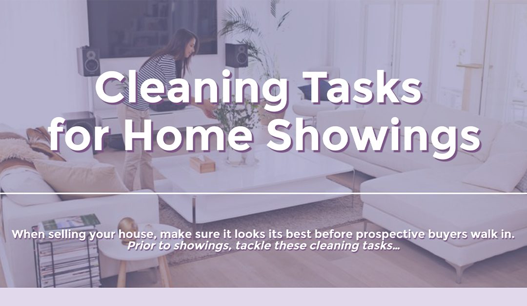Cleaning Tasks for Home Showings
