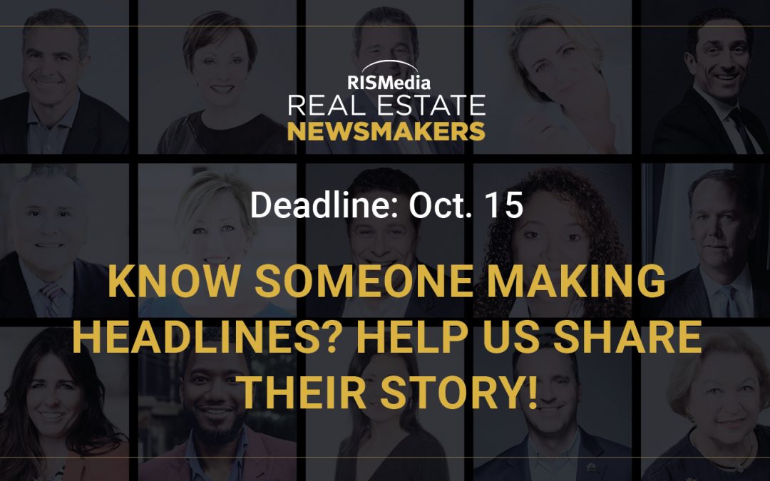 Don’t Forget: Newsmaker Nominations Close in October