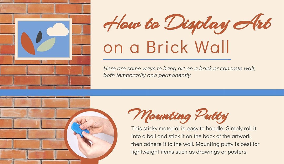 How to Display Art on a Brick Wall