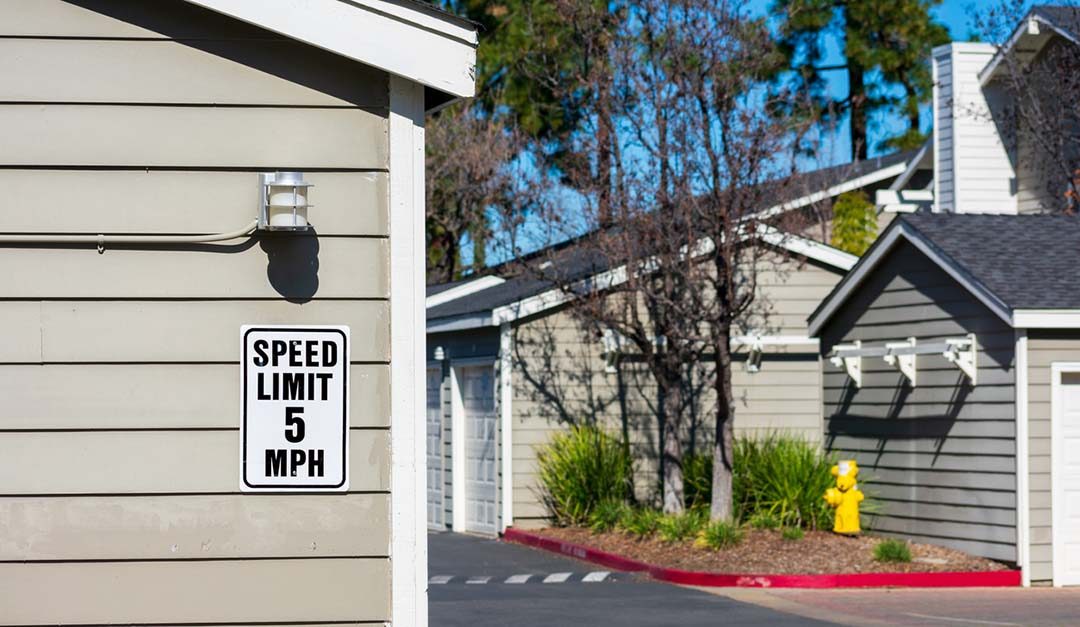 Real Estate Q&A: Can a Condo Community Post Speed Limit Signs?
